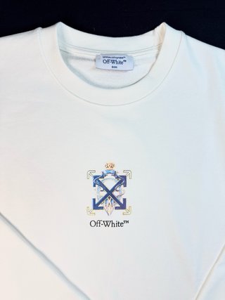 Off-White sweatshirt, white, size XL
