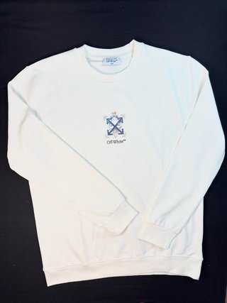 Off-White sweatshirt, white, size XL