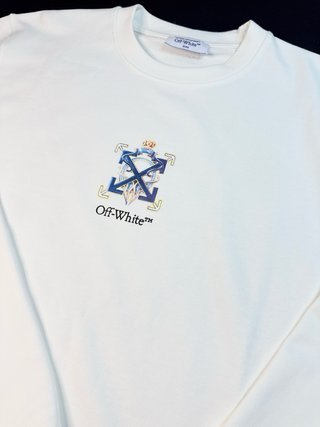 Off-White sweatshirt, white, size XL