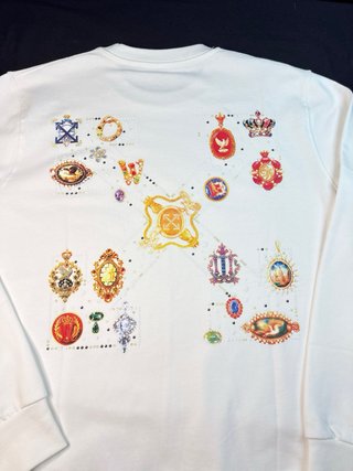 Off-White sweatshirt, white, size XL