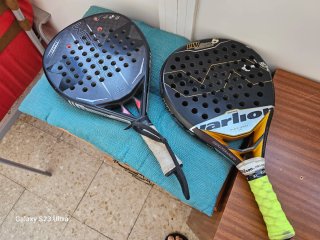 2 Raquetas de Pádel Wilson y Warrior