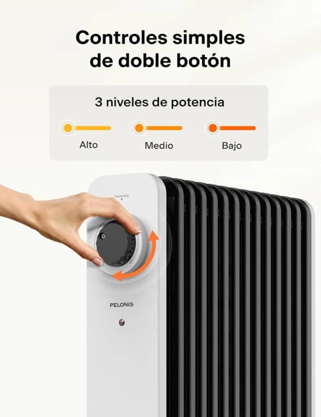 Radiador aceite Pelonis 2500W 13 aletas