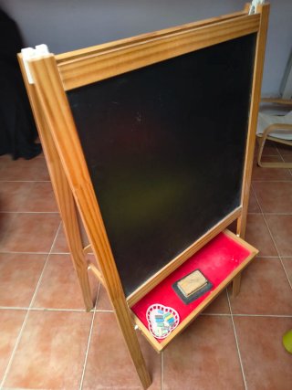 Pizarra de dos utilidades