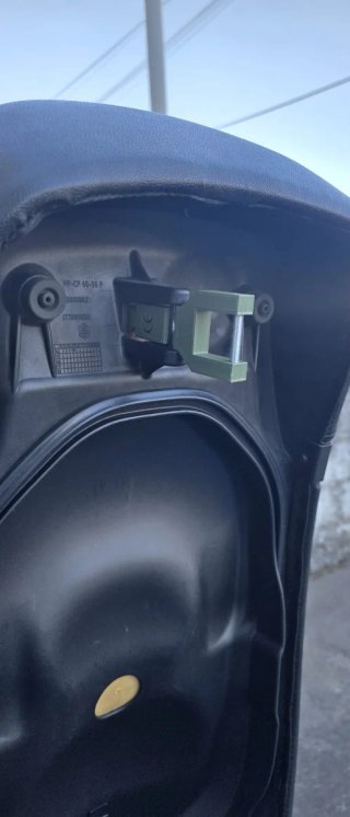 Extensión Asiento Vespa GTS Gris