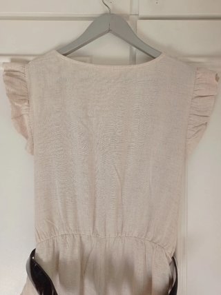 Mono Yikey beige pantalón ancho