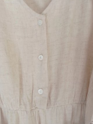 Mono Yikey beige pantalón ancho