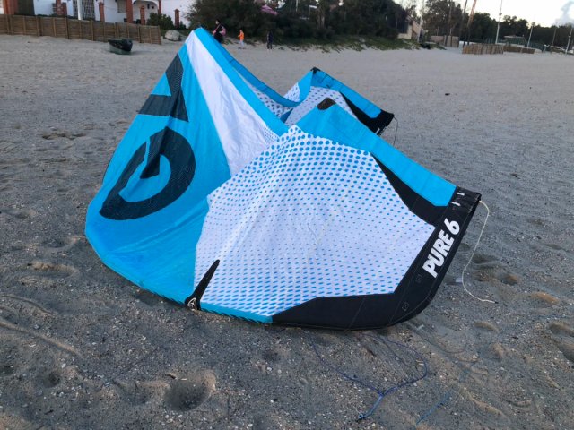 Cometa kitesurf PURE 6 aprendizaje