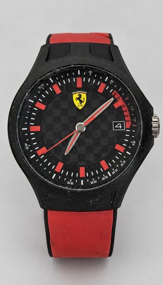 Reloj Ferrari Sport Negro y Rojo