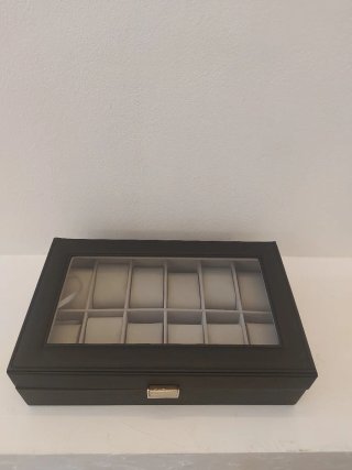 Scatola porta orologi 12 posti