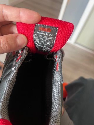 Zapatos de seguridad negros talla 45