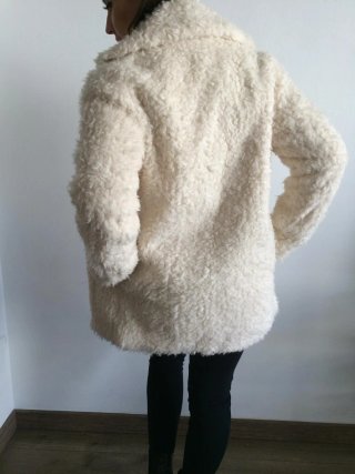 Abrigo Topshop Tall Blanco Talla M