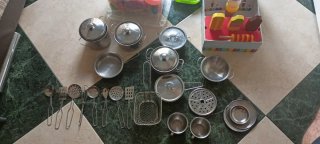 Cocinita de juguete con accesorios