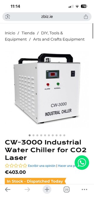 Enfriador Industrial DZ3000LS-QX