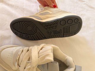 Zapatillas Fila Corda Beige y Azules