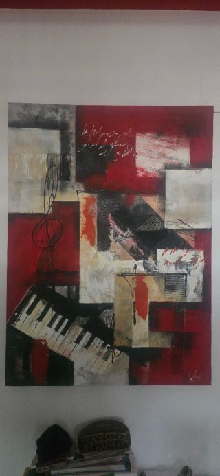 Cuadros Decorativos Abstractos musicales