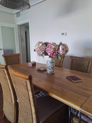 Juego 6 sillas comedor enea y madera