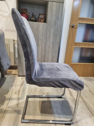4 Sillas Comedor Funda Cuero Sintético