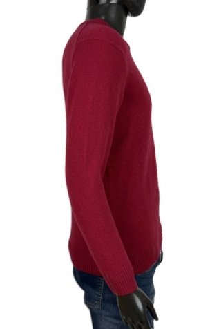 Maglione Lacoste Uomo Lana Rosso Taglia S