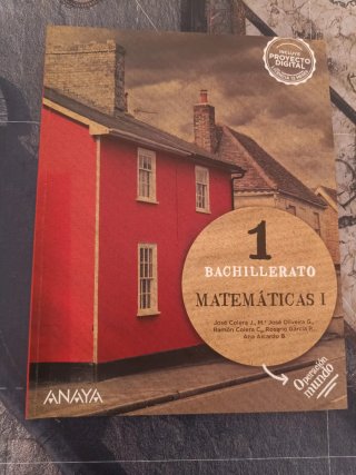 Matemáticas Primero de Bachillerato Anaya