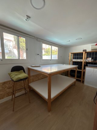 Mesa de estudio/taller 200x120 cm.