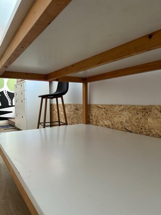 Mesa de estudio/taller 200x120 cm.