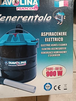 Aspiracenere Elettrico Diavolina 900W