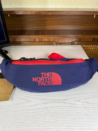 Riñonera The North Face Azul y Roja 15x35cm (Nuevo