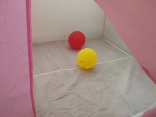 Casita Infantil Plegable Rosa 130x100x130