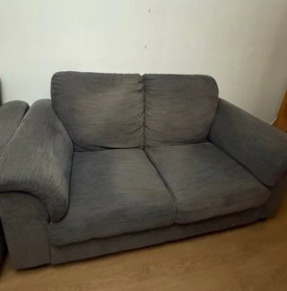 Sofá de 2 plazas gris