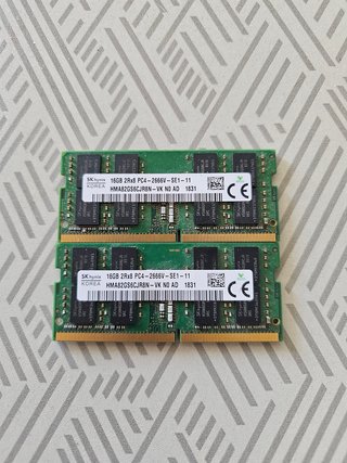 2x16GB DDR4 SODIMM 2666MHz PC4-2