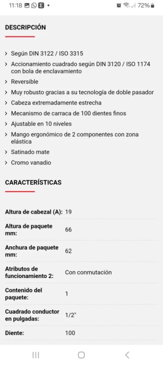 Carraca telescópica KS Tools Monster 1/2" 950 Nm