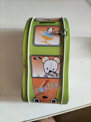 Hucha Coche Beetle Metálica