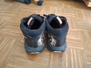 Zapatillas Nike Lebron witness 8  negro y apricot.