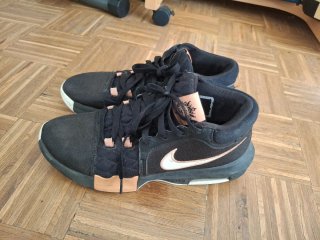 Zapatillas Nike Lebron witness 8  negro y apricot.