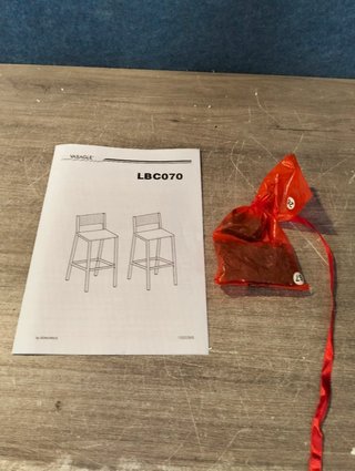 Juego de 2 Taburete de Bar VASAGLE LBC070B01