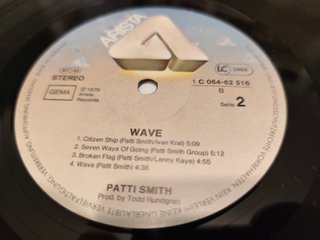 Patti Smith Group - Wave Vinilo (1979)