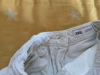 Falda pantalón Zara blanca T.11-12