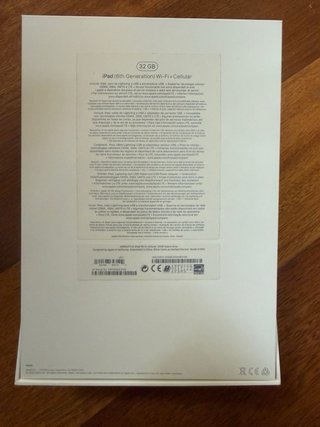 Apple iPad 6ª Gen Wifi + Cellular 32GB Plata