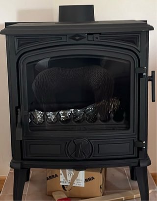 Estufa/Chimenea Savoie Negra