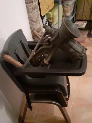 Máquinas de picar carne antiguas