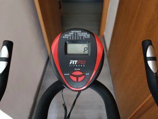 Bicicleta Estática Indoor Bike Gris/Roja