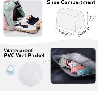 Bolsa Deporte Outplea 40L Compartimento Zapatos