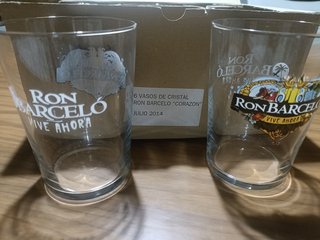 6 Vasos Ron Barceló