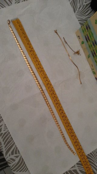 Catena placcata oro vintage anni 80