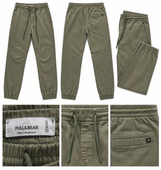 Pantalón Jogger Pull&Bear Verde Talla M