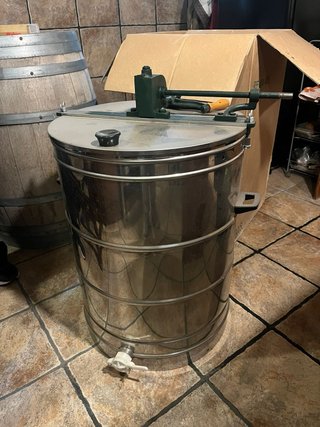 Centrifugadora de miel de acero inoxidable