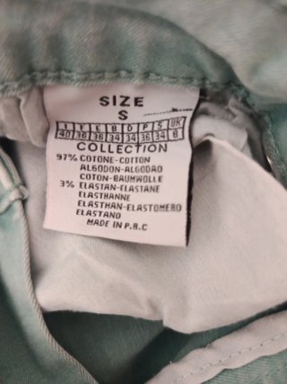 Pantalón vaquero turquesa