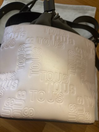 Bolso Tous Beige y Verde Militar