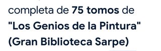 Colección Genios de la Pintura SARPE
