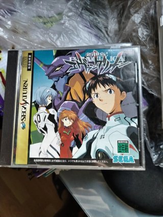 Sega Saturn Evangelion Juego CD